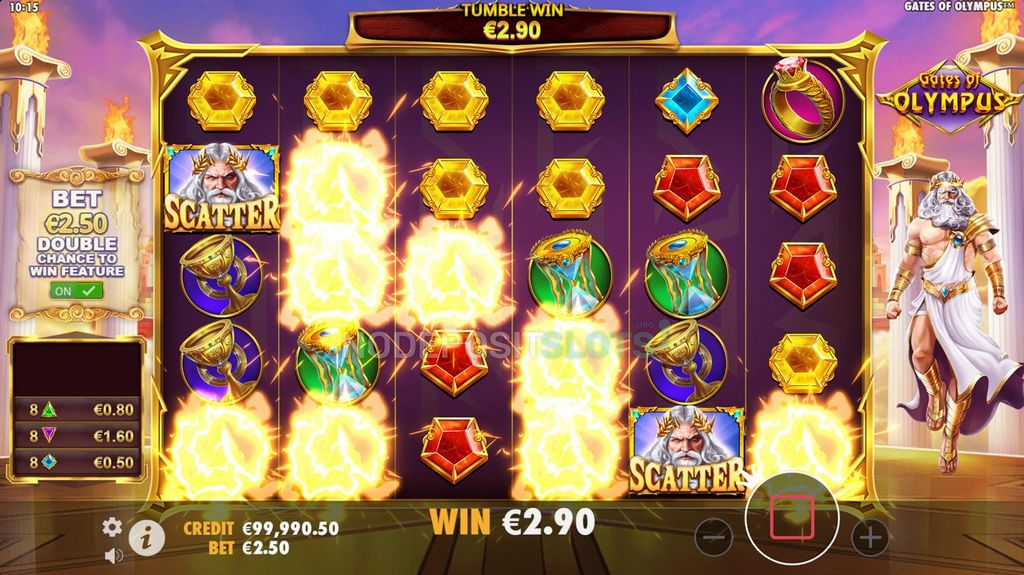 Automat demonstracyjny Gates of Olympus